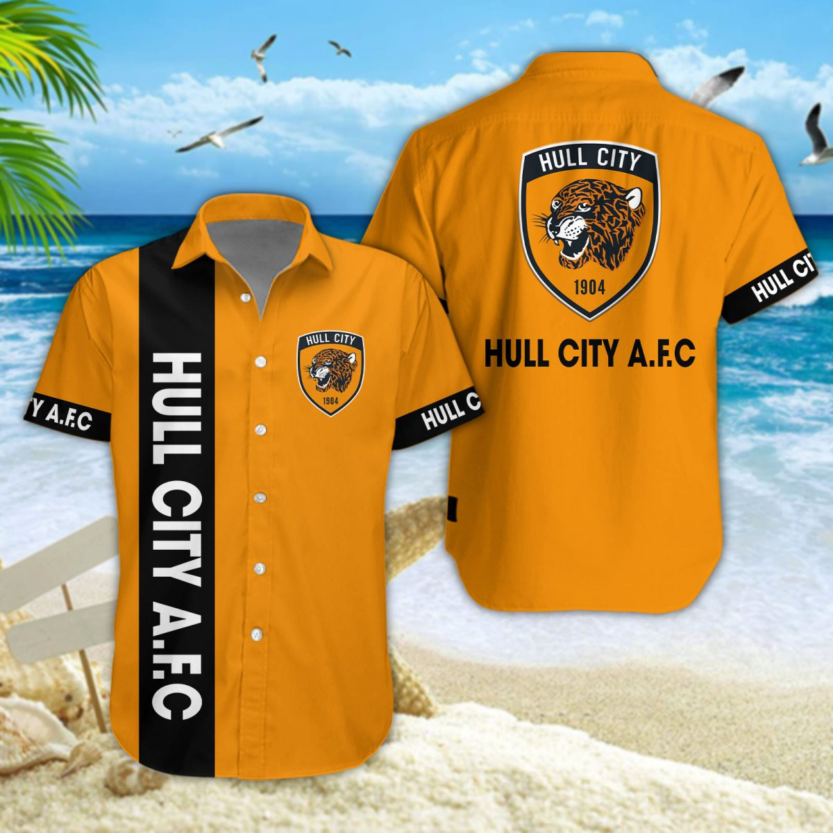 Hull City Hawaiian Shirt