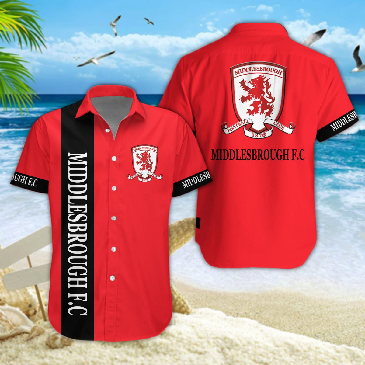 Middlesbrough F.C Hawaiian Shirt