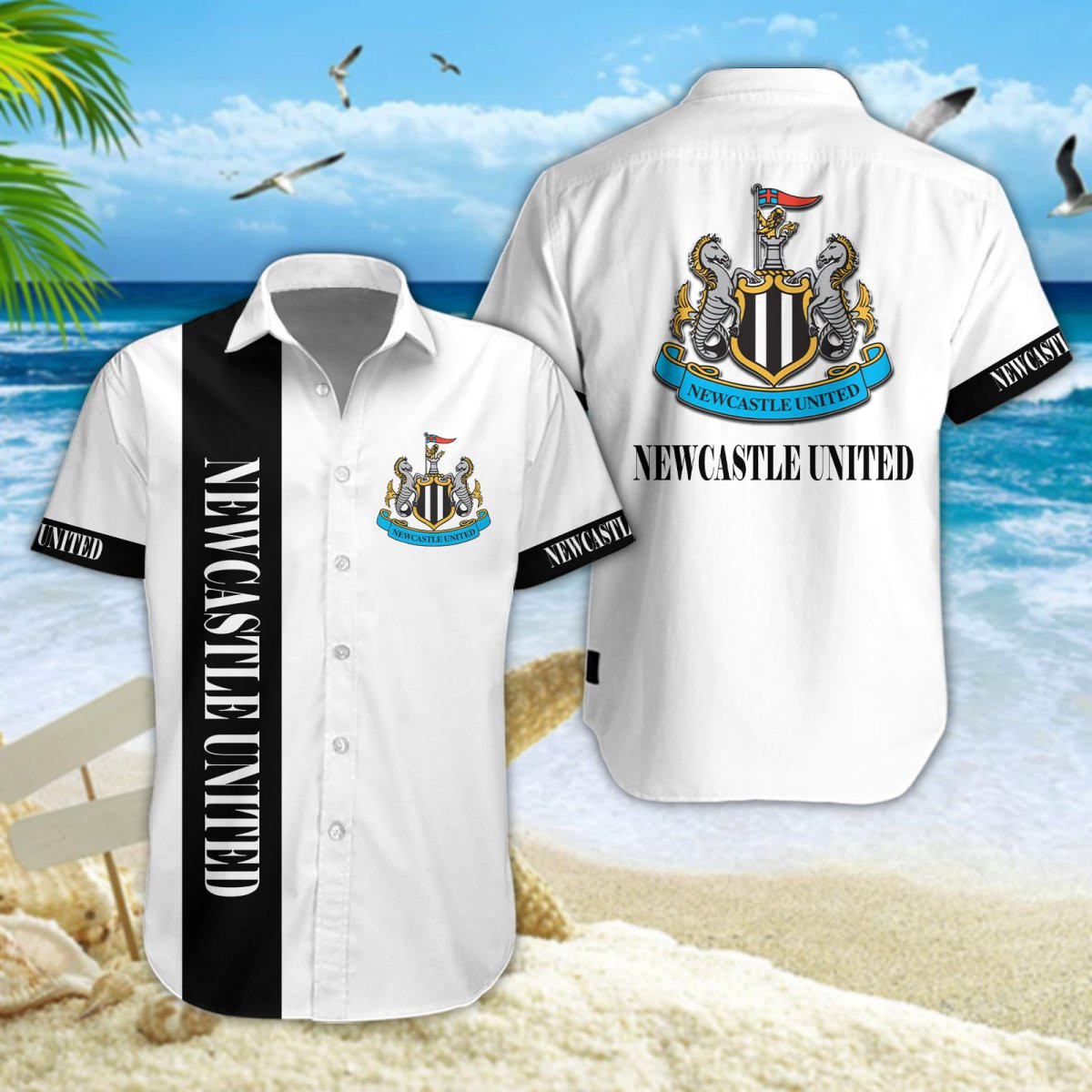 Newcastle United Hawaiian Shirt