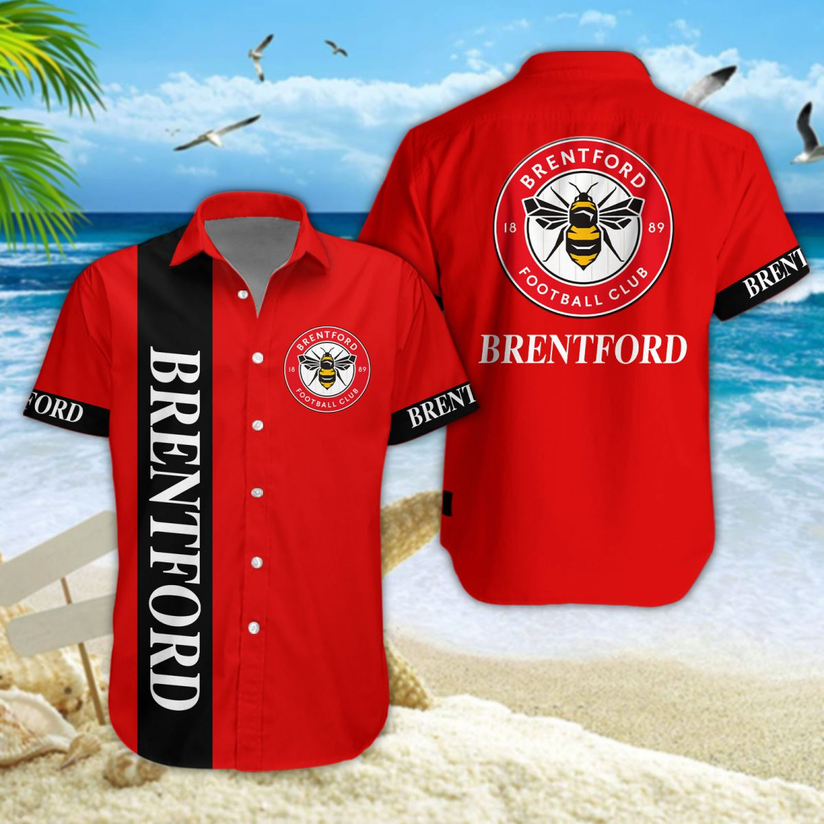 Brentford Hawaiian Shirt