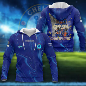 Chelsea Champion UEFA Conference League 2024/2025 Pullover Hoodie