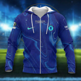 Chelsea Champion UEFA Conference League 2024/2025 Full-Zip Hoodie