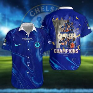 Chelsea Champion UEFA Conference League 2024/2025 Hawaiian Shirt