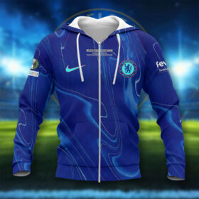 Chelsea Champion UEFA Conference League 2024/2025 Full-Zip Hoodie
