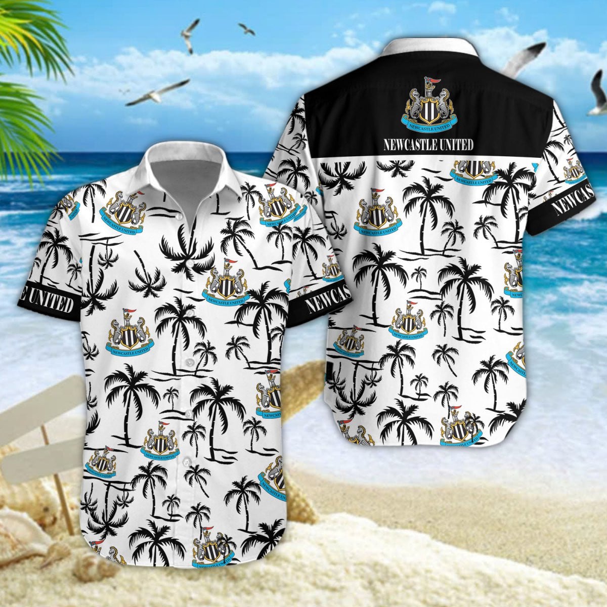 Newcastle United Hawaiian Shirt