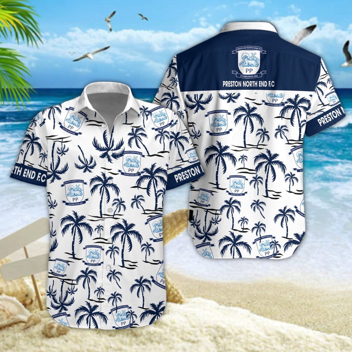 Preston North End Hawaiian Shirt
